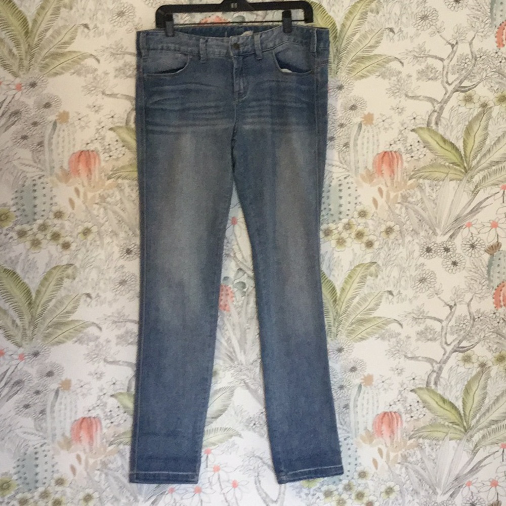 Free people light washed skinny jeans